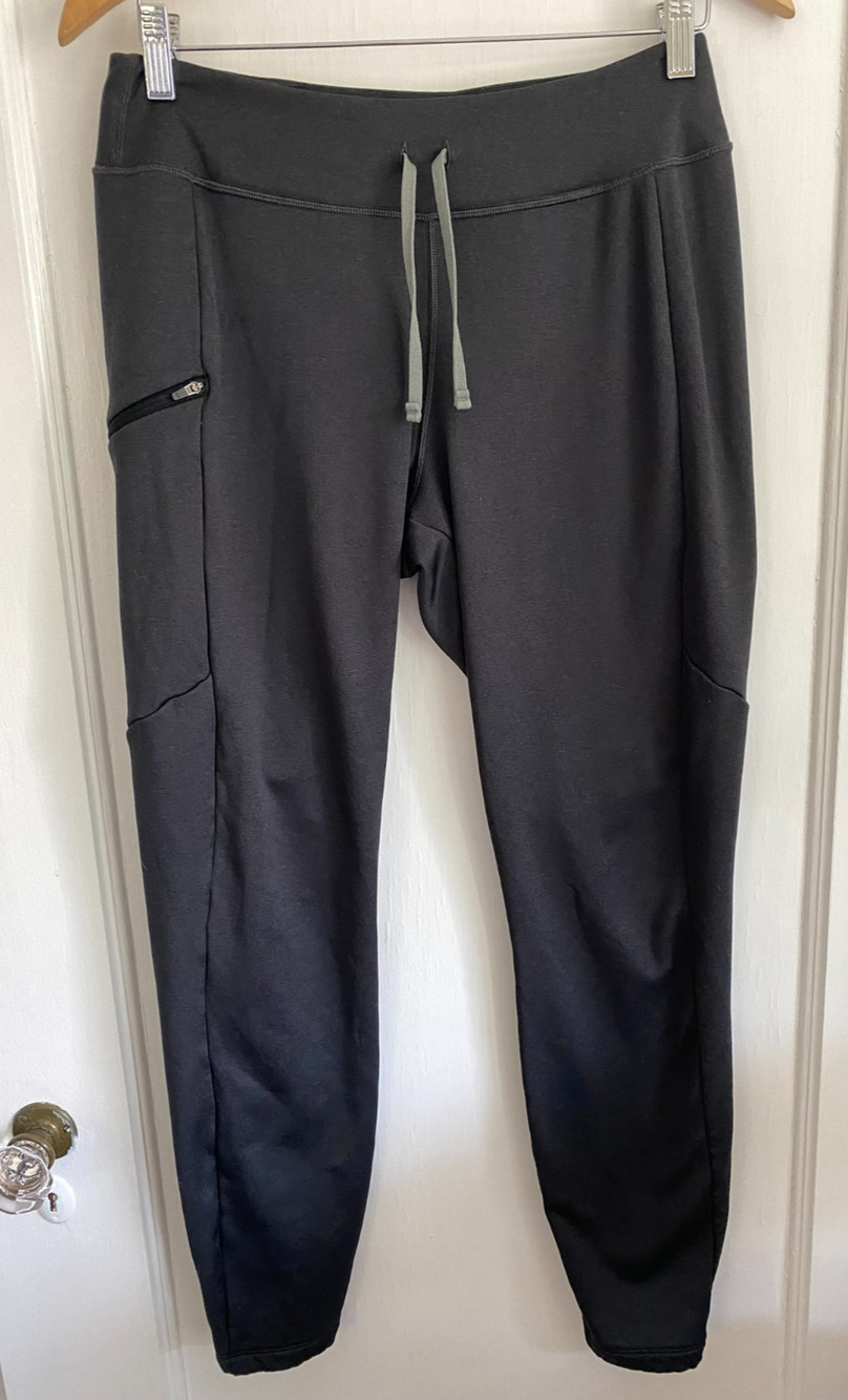 Patagonia R1 Daily Bottoms Mens Size Small S Fleece Pants Gray Tapered Joggers